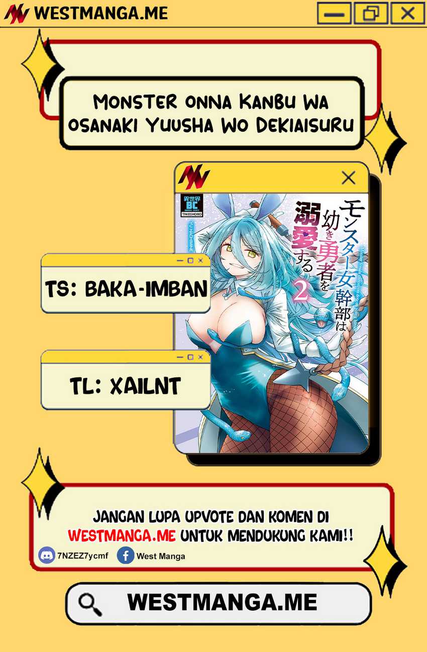 Monster Onna Kanbu wa Osanaki Yuusha wo Dekiai suru Chapter 12 - halaman 3