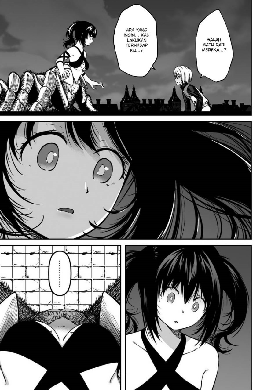 Monster Onna Kanbu wa Osanaki Yuusha wo Dekiai suru Chapter 13 - halaman 7