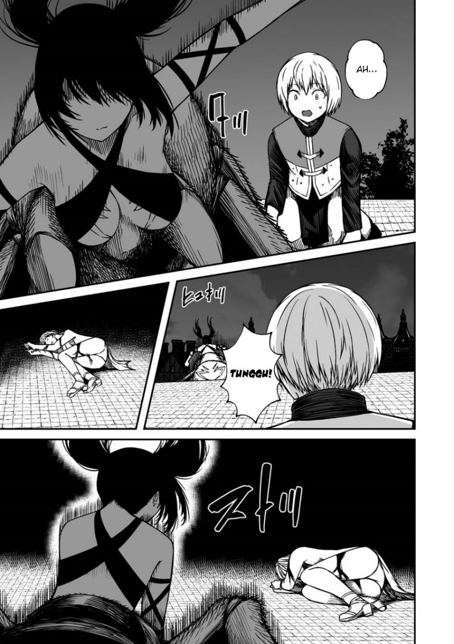 Monster Onna Kanbu wa Osanaki Yuusha wo Dekiai suru Chapter 13 - halaman 9