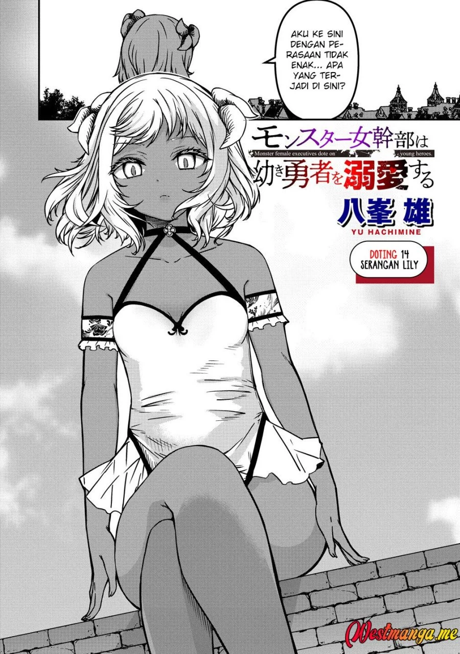Monster Onna Kanbu wa Osanaki Yuusha wo Dekiai suru Chapter 14 - halaman 4