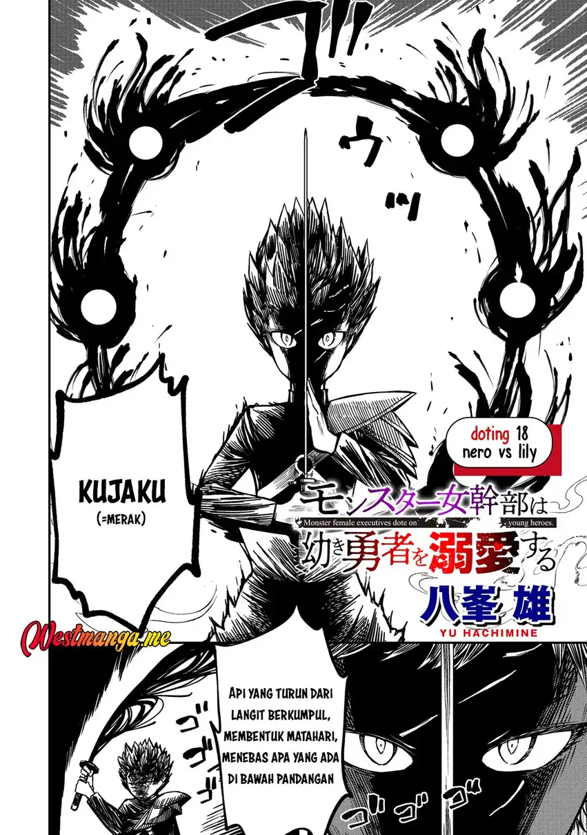 Monster Onna Kanbu wa Osanaki Yuusha wo Dekiai suru Chapter 18 - halaman 4