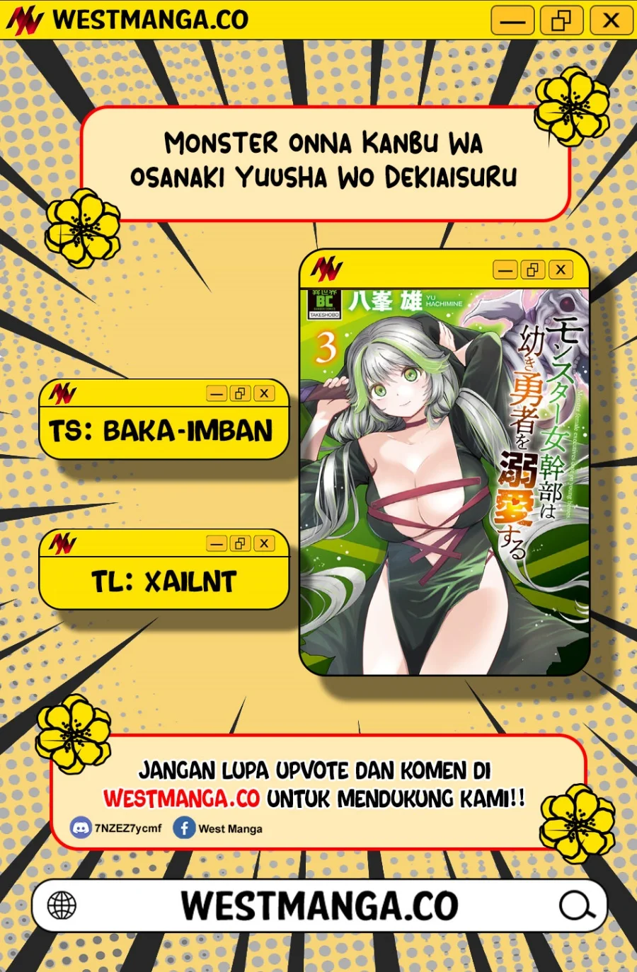 Monster Onna Kanbu wa Osanaki Yuusha wo Dekiai suru Chapter 19 - halaman 2