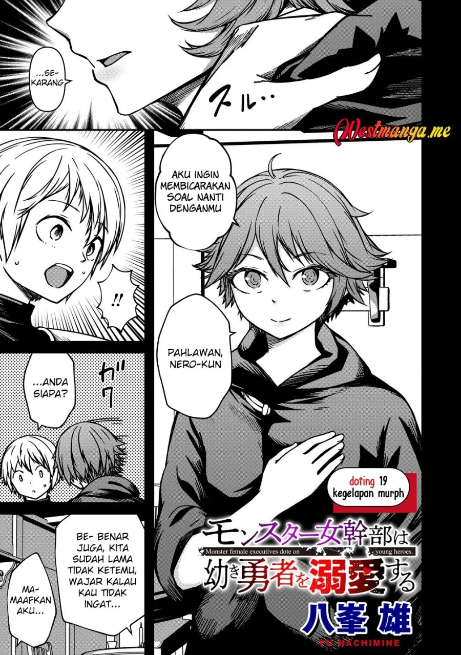 Monster Onna Kanbu wa Osanaki Yuusha wo Dekiai suru Chapter 19 - halaman 3