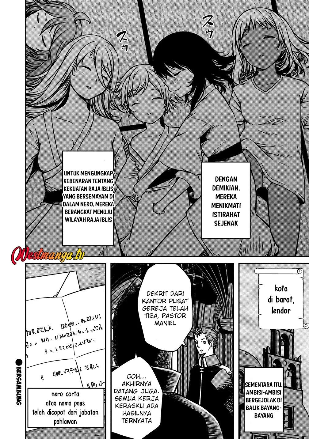 Monster Onna Kanbu wa Osanaki Yuusha wo Dekiai suru Chapter 20 - halaman 28