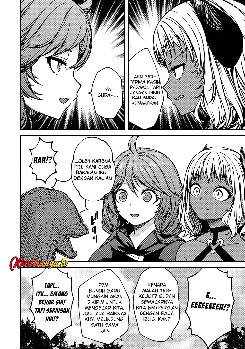 Monster Onna Kanbu wa Osanaki Yuusha wo Dekiai suru Chapter 20 - halaman 6