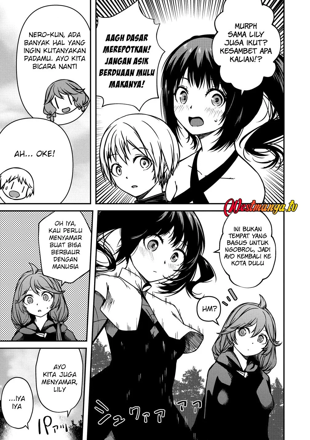 Monster Onna Kanbu wa Osanaki Yuusha wo Dekiai suru Chapter 20 - halaman 7