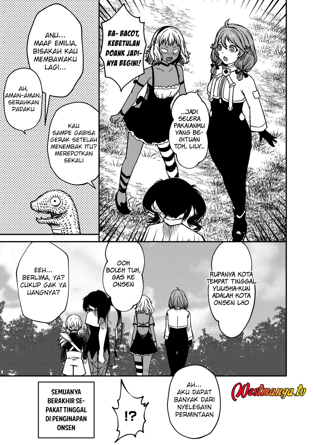 Monster Onna Kanbu wa Osanaki Yuusha wo Dekiai suru Chapter 20 - halaman 9