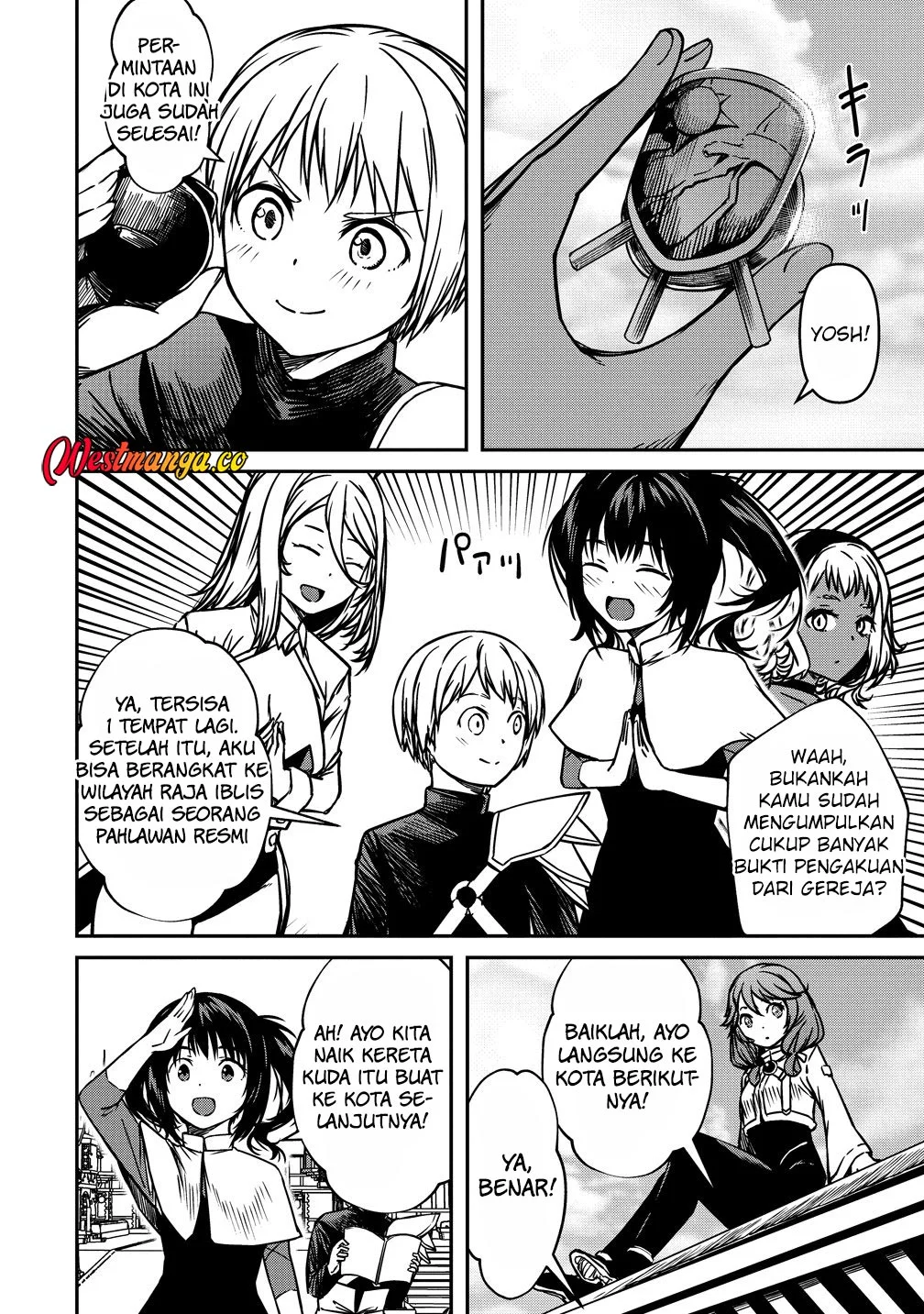 Monster Onna Kanbu wa Osanaki Yuusha wo Dekiai suru Chapter 21 - halaman 6