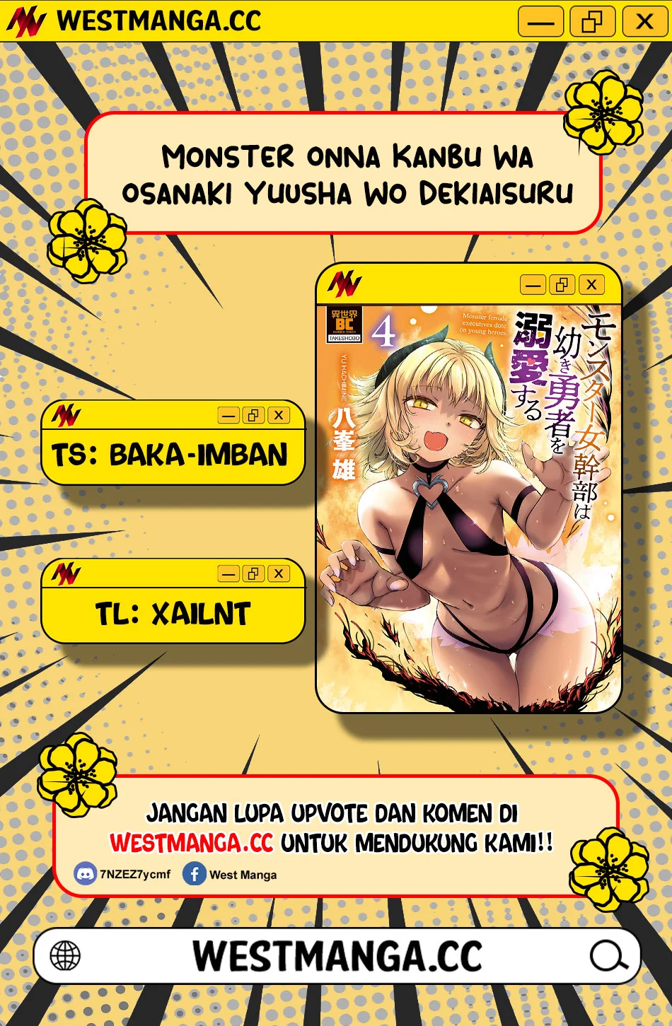 Monster Onna Kanbu wa Osanaki Yuusha wo Dekiai suru Chapter 22 - halaman 3