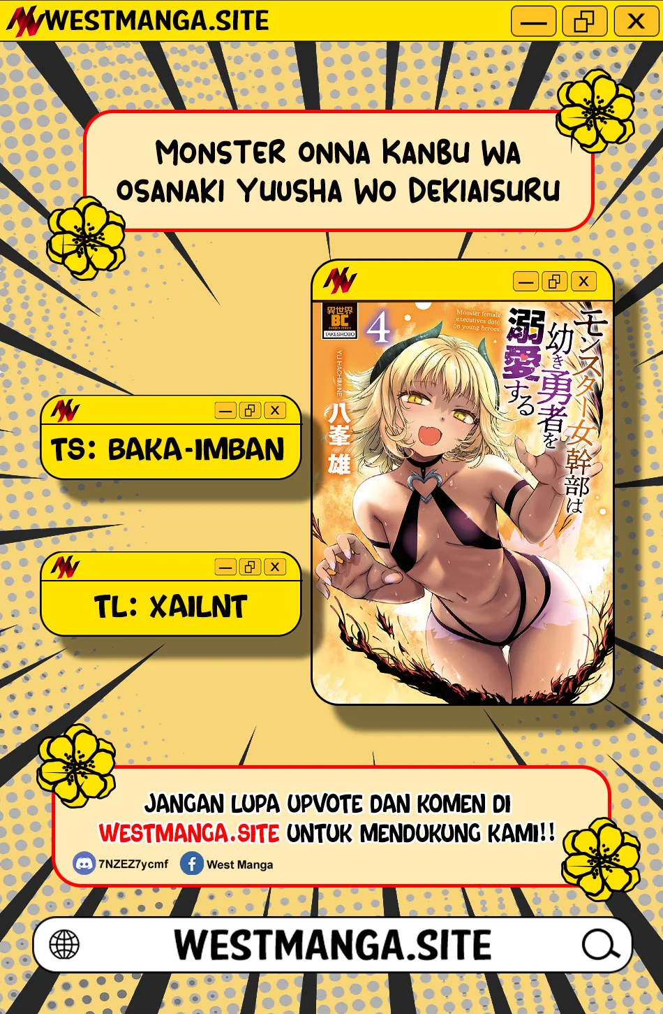 Monster Onna Kanbu wa Osanaki Yuusha wo Dekiai suru Chapter 23 - halaman 5