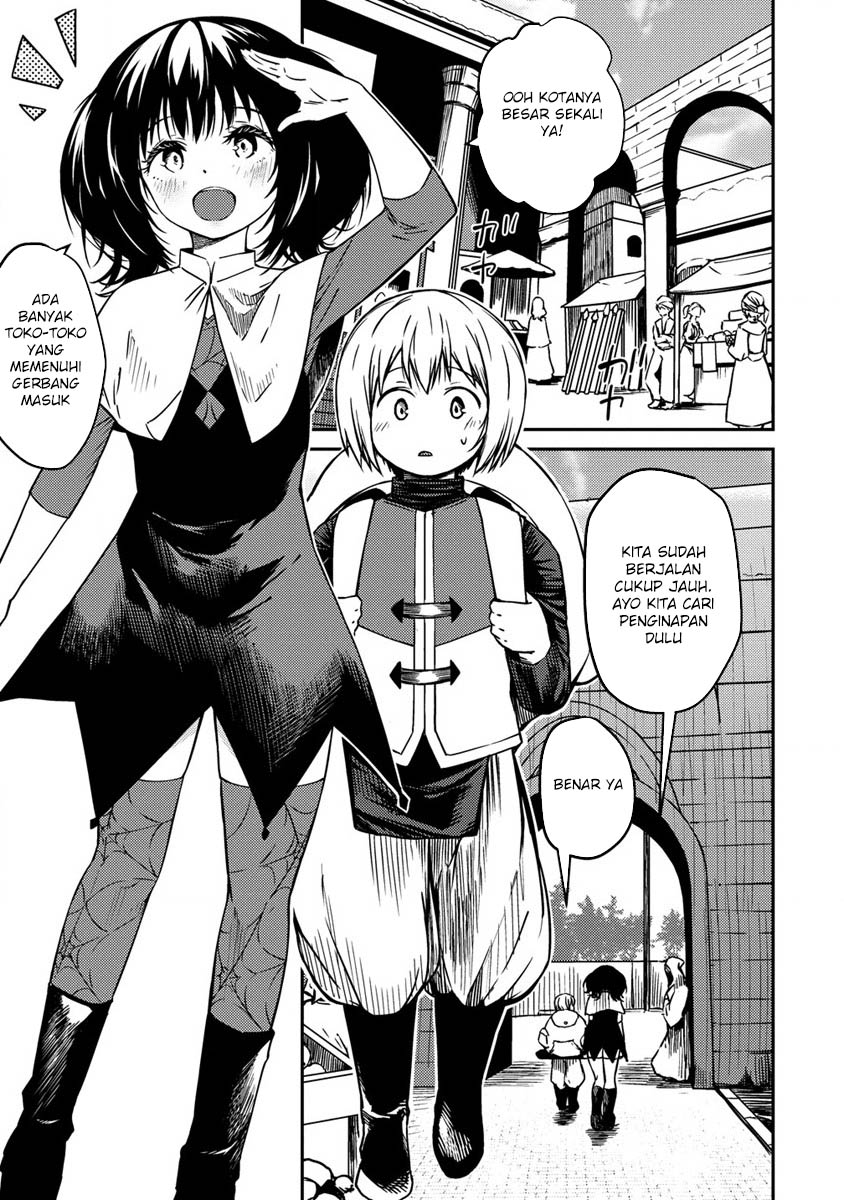 Monster Onna Kanbu wa Osanaki Yuusha wo Dekiai suru Chapter 3 - halaman 2
