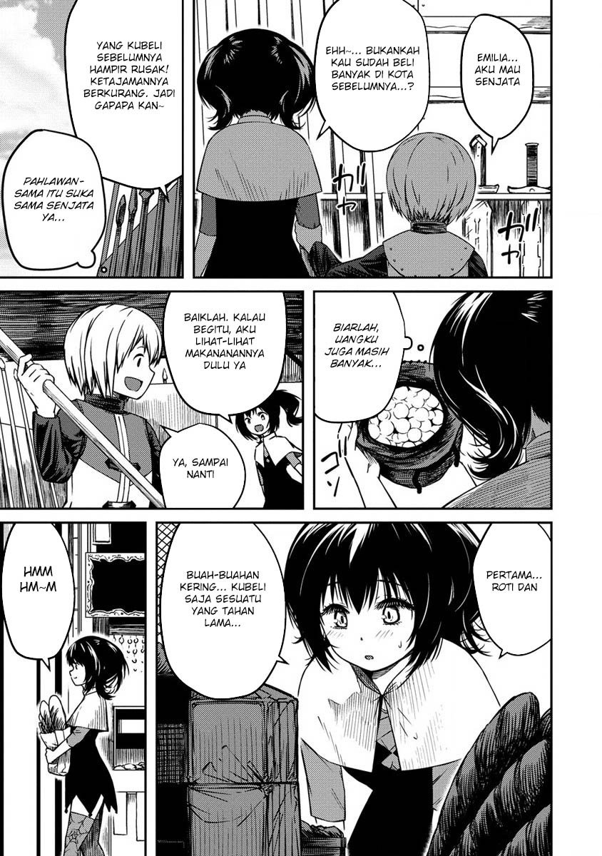 Monster Onna Kanbu wa Osanaki Yuusha wo Dekiai suru Chapter 3 - halaman 9