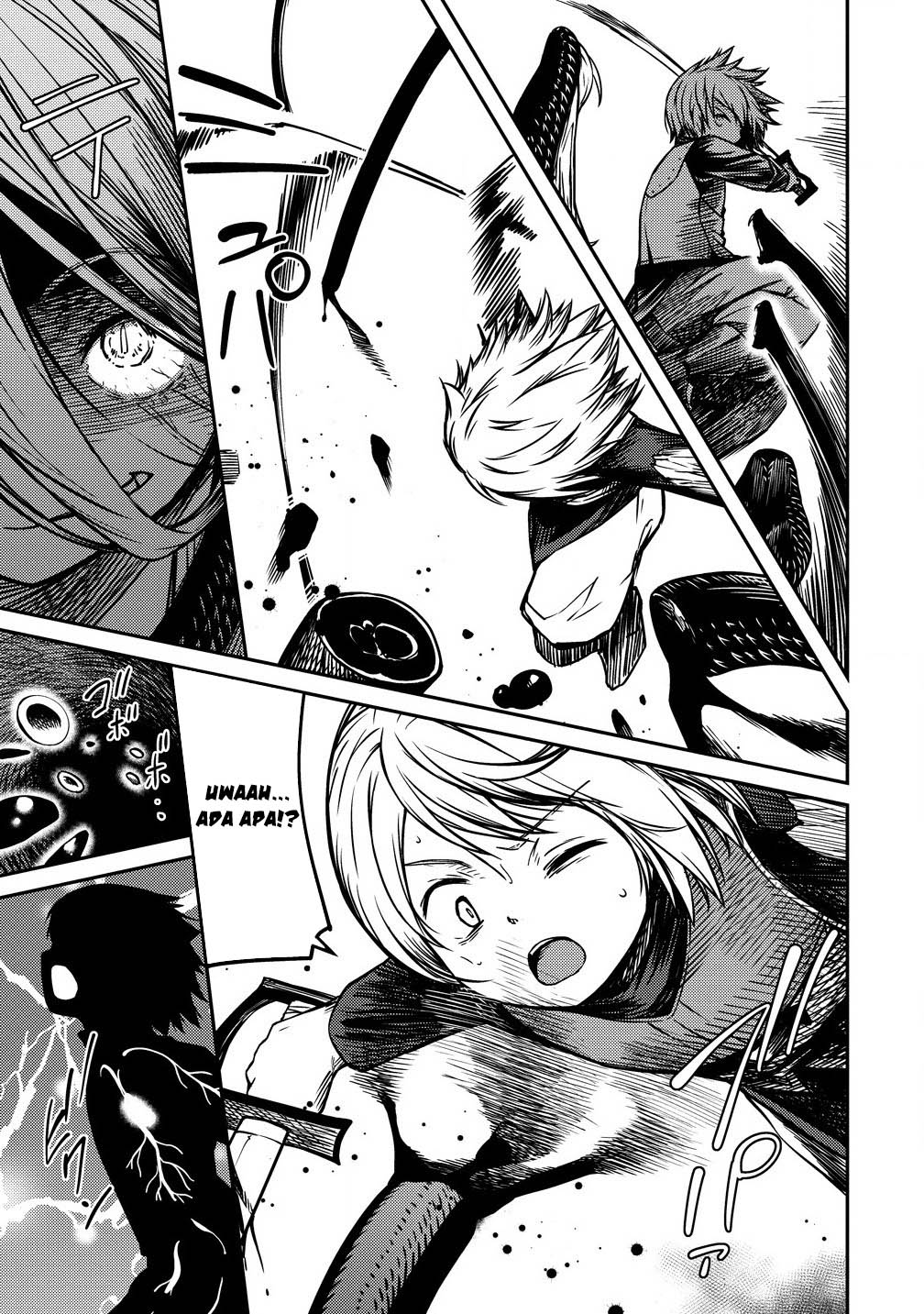 Monster Onna Kanbu wa Osanaki Yuusha wo Dekiai suru Chapter 4 - halaman 32