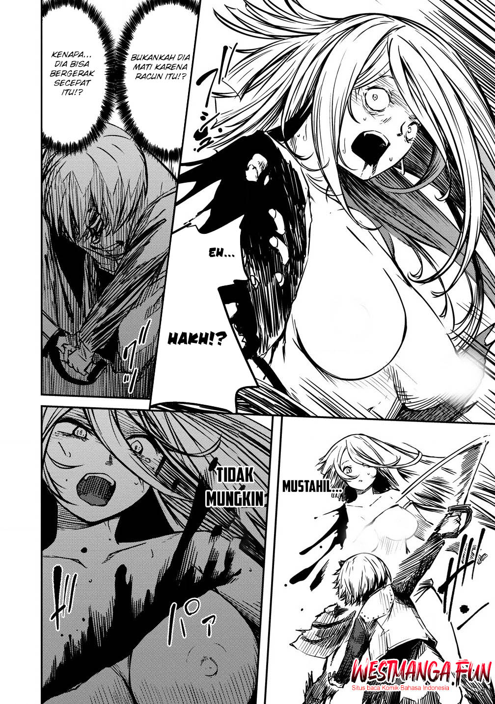 Monster Onna Kanbu wa Osanaki Yuusha wo Dekiai suru Chapter 4 - halaman 37