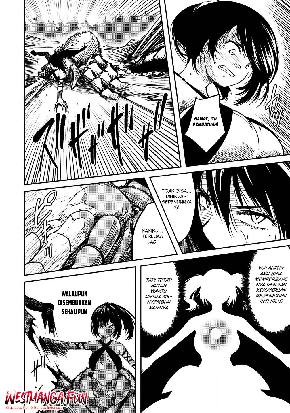 Monster Onna Kanbu wa Osanaki Yuusha wo Dekiai suru Chapter 4 - halaman 6