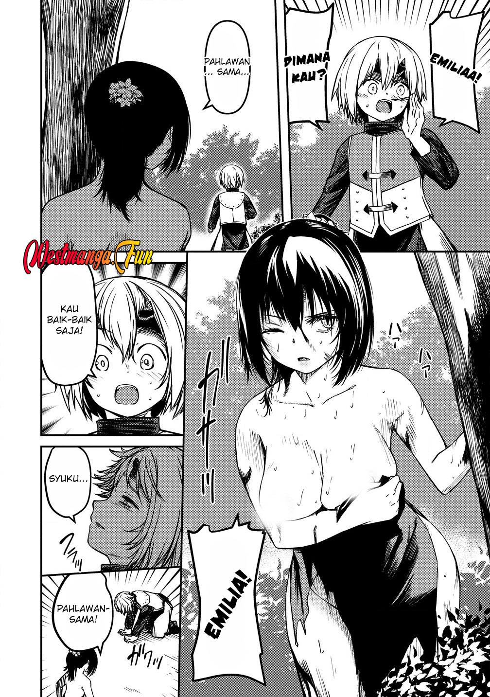 Monster Onna Kanbu wa Osanaki Yuusha wo Dekiai suru Chapter 5 - halaman 8
