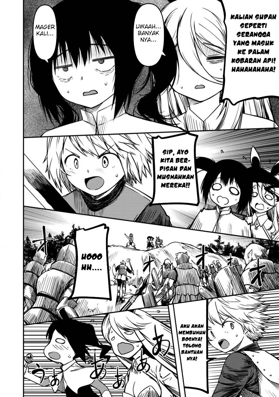 Monster Onna Kanbu wa Osanaki Yuusha wo Dekiai suru Chapter 6 - halaman 16