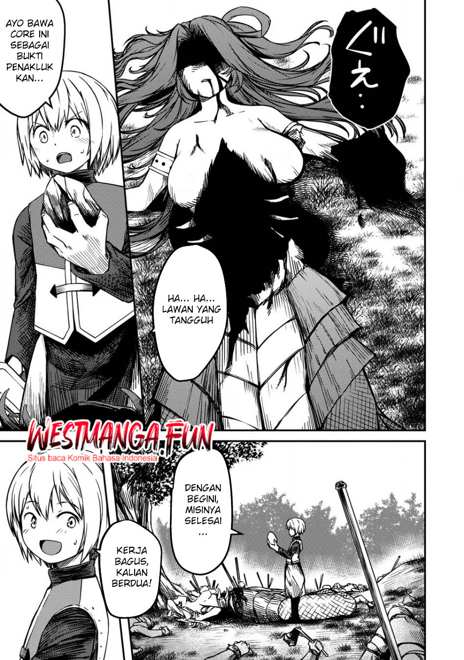 Monster Onna Kanbu wa Osanaki Yuusha wo Dekiai suru Chapter 6 - halaman 17