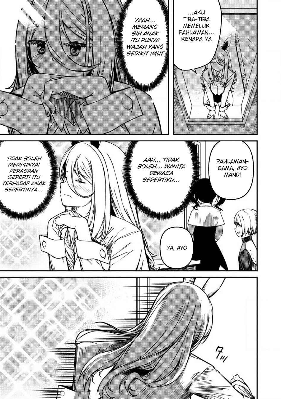 Monster Onna Kanbu wa Osanaki Yuusha wo Dekiai suru Chapter 6 - halaman 30