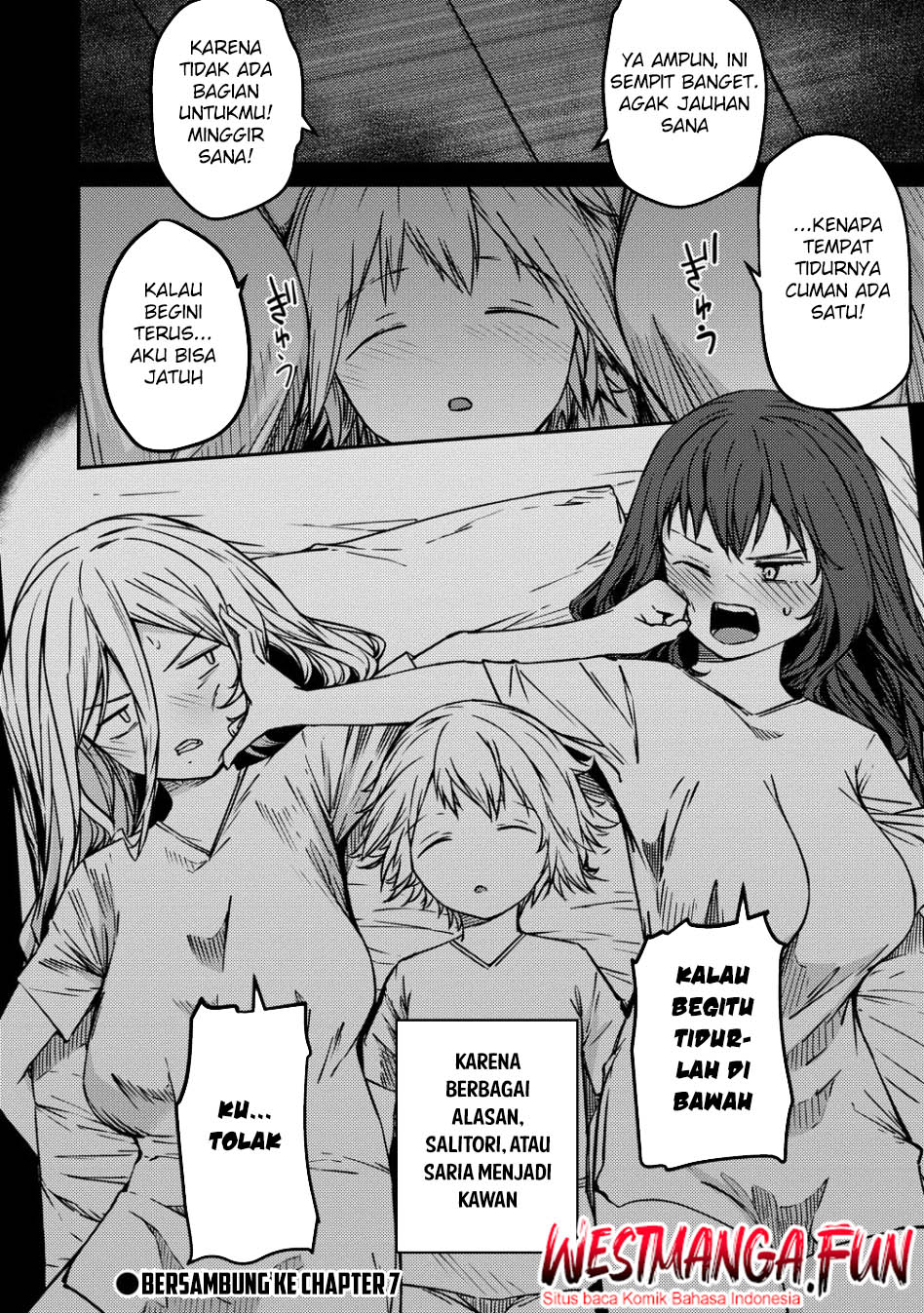 Monster Onna Kanbu wa Osanaki Yuusha wo Dekiai suru Chapter 6 - halaman 35