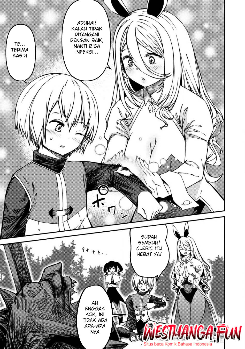 Monster Onna Kanbu wa Osanaki Yuusha wo Dekiai suru Chapter 6 - halaman 5