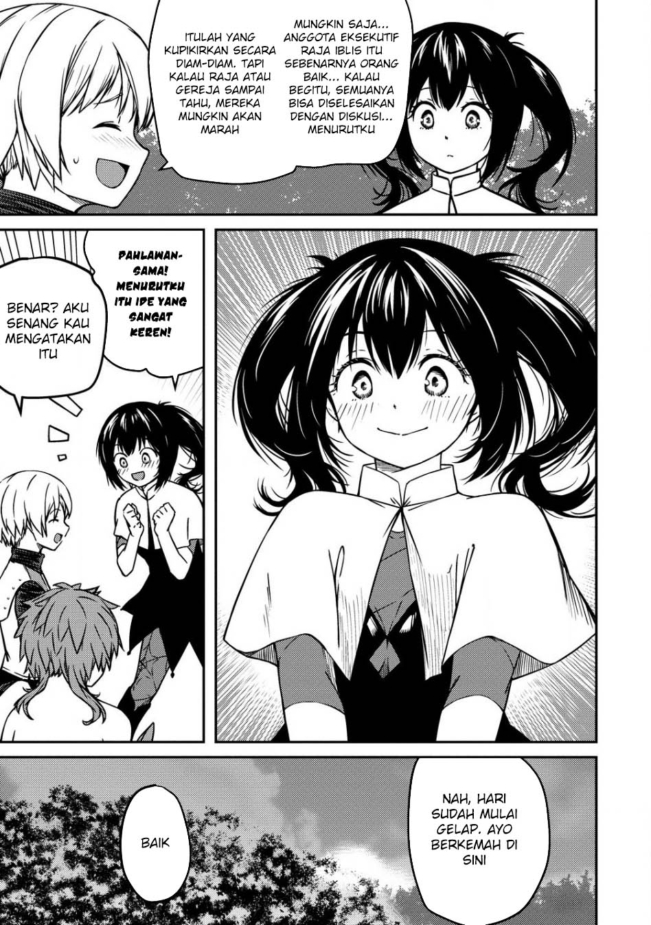 Monster Onna Kanbu wa Osanaki Yuusha wo Dekiai suru Chapter 7 - halaman 11