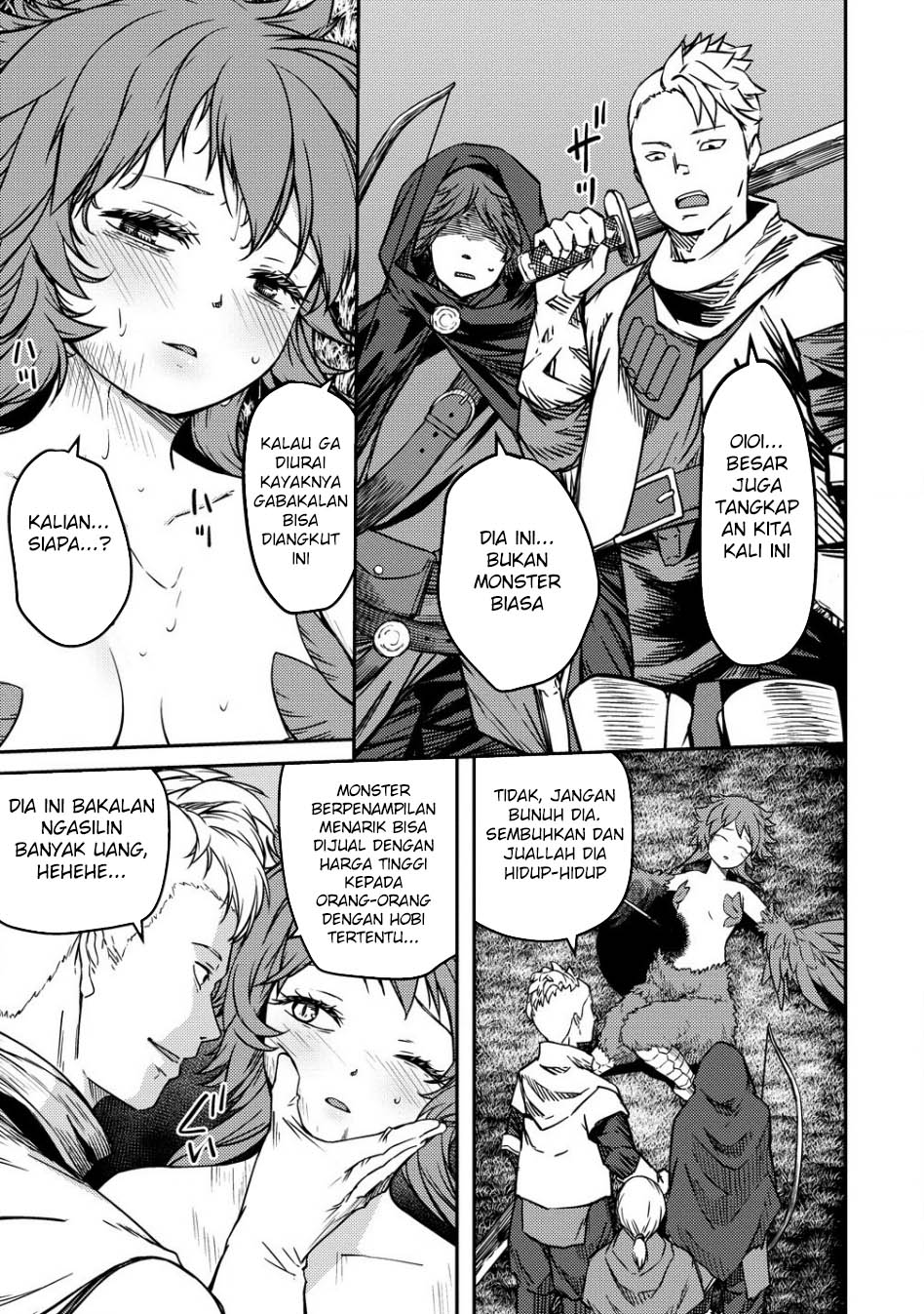 Monster Onna Kanbu wa Osanaki Yuusha wo Dekiai suru Chapter 7 - halaman 17
