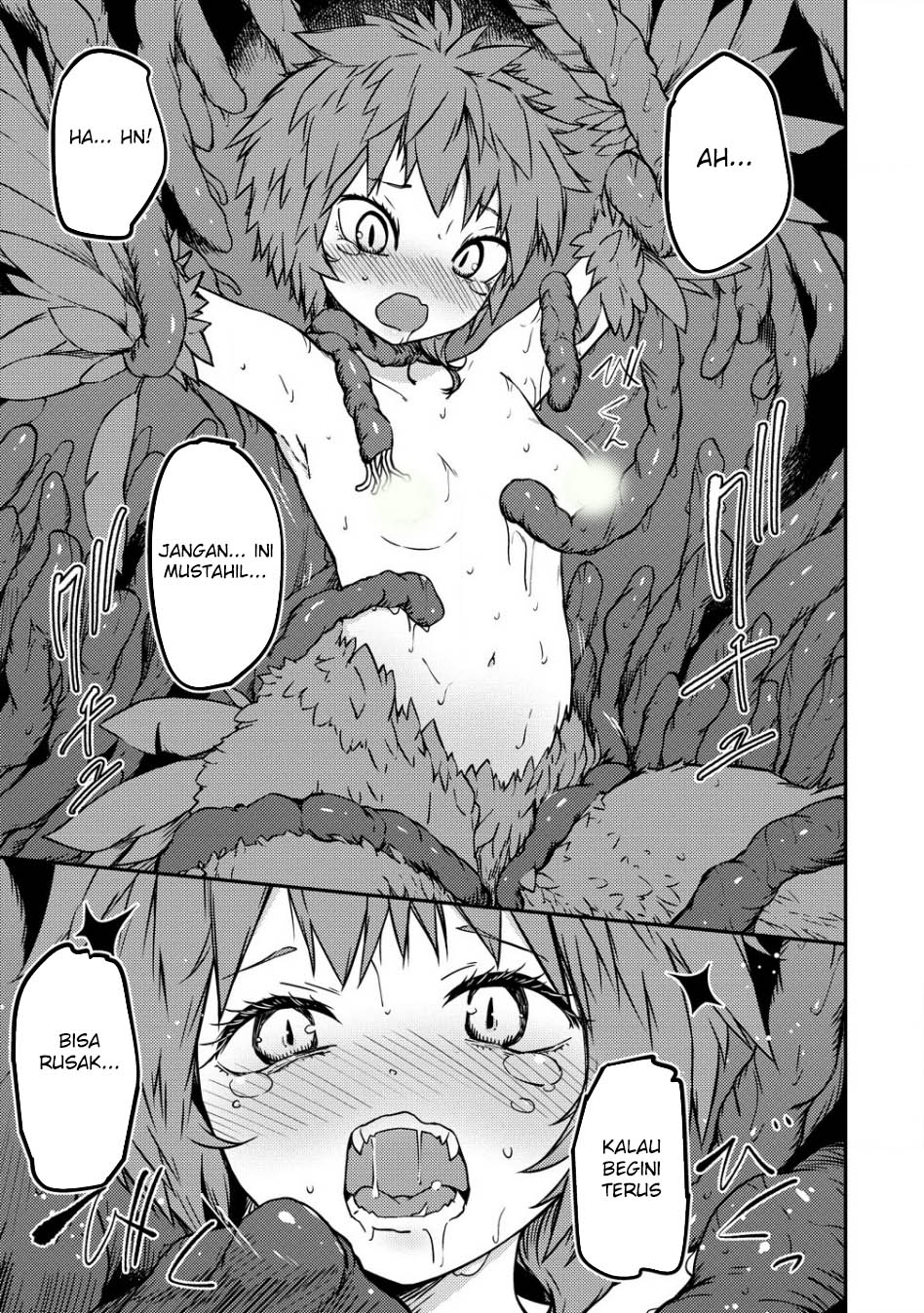 Monster Onna Kanbu wa Osanaki Yuusha wo Dekiai suru Chapter 7 - halaman 2