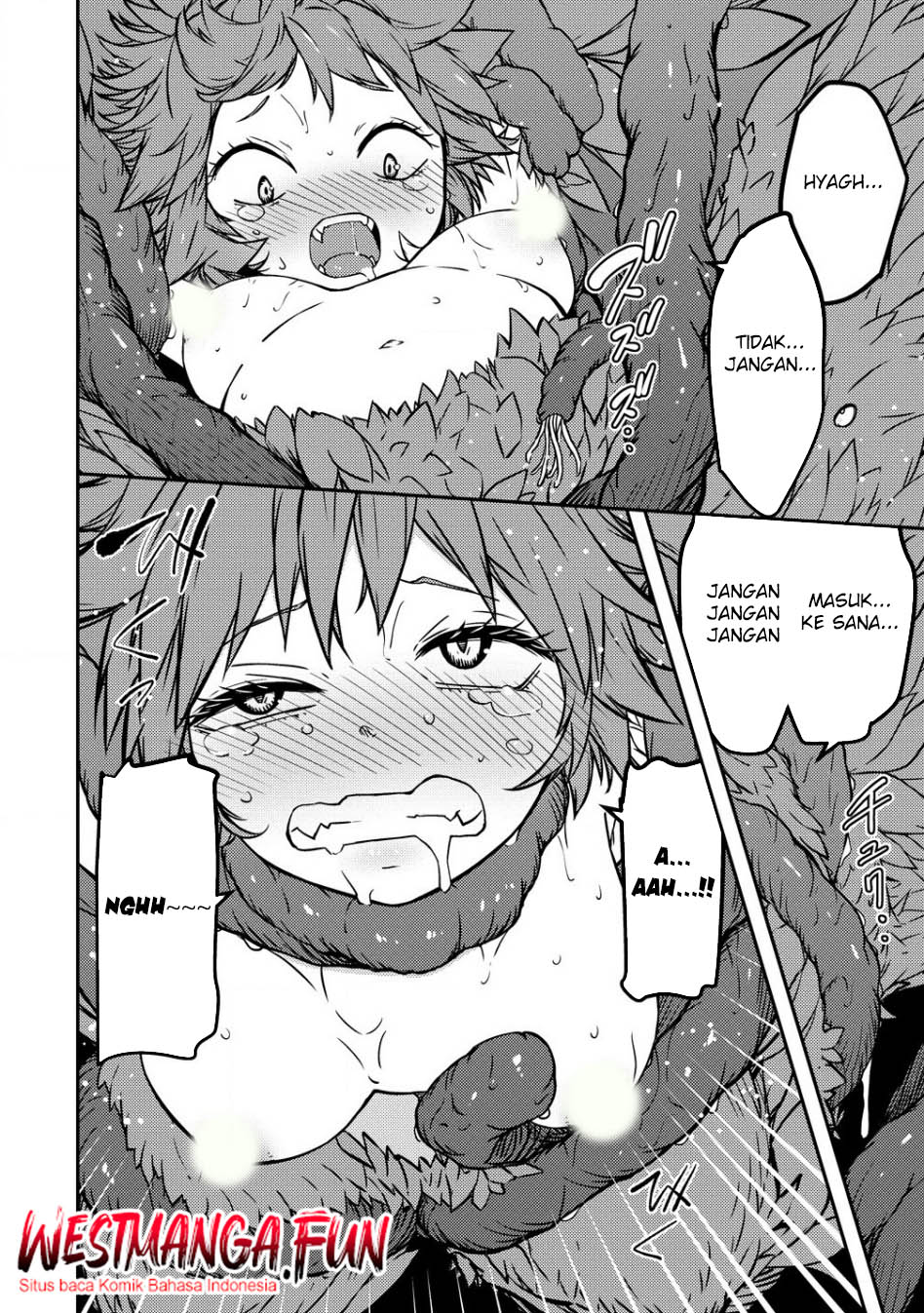 Monster Onna Kanbu wa Osanaki Yuusha wo Dekiai suru Chapter 7 - halaman 3