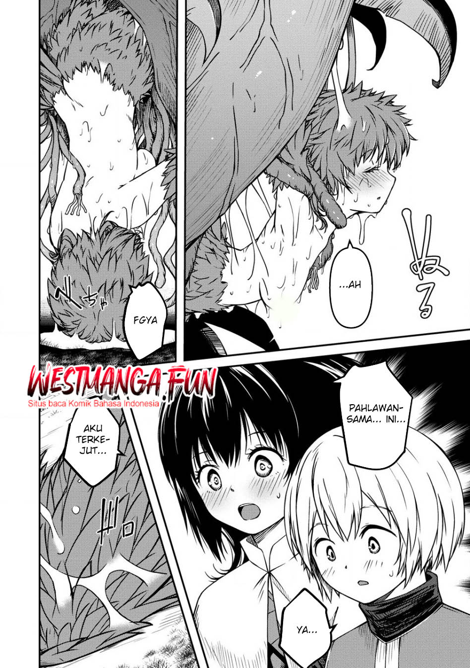 Monster Onna Kanbu wa Osanaki Yuusha wo Dekiai suru Chapter 7 - halaman 6