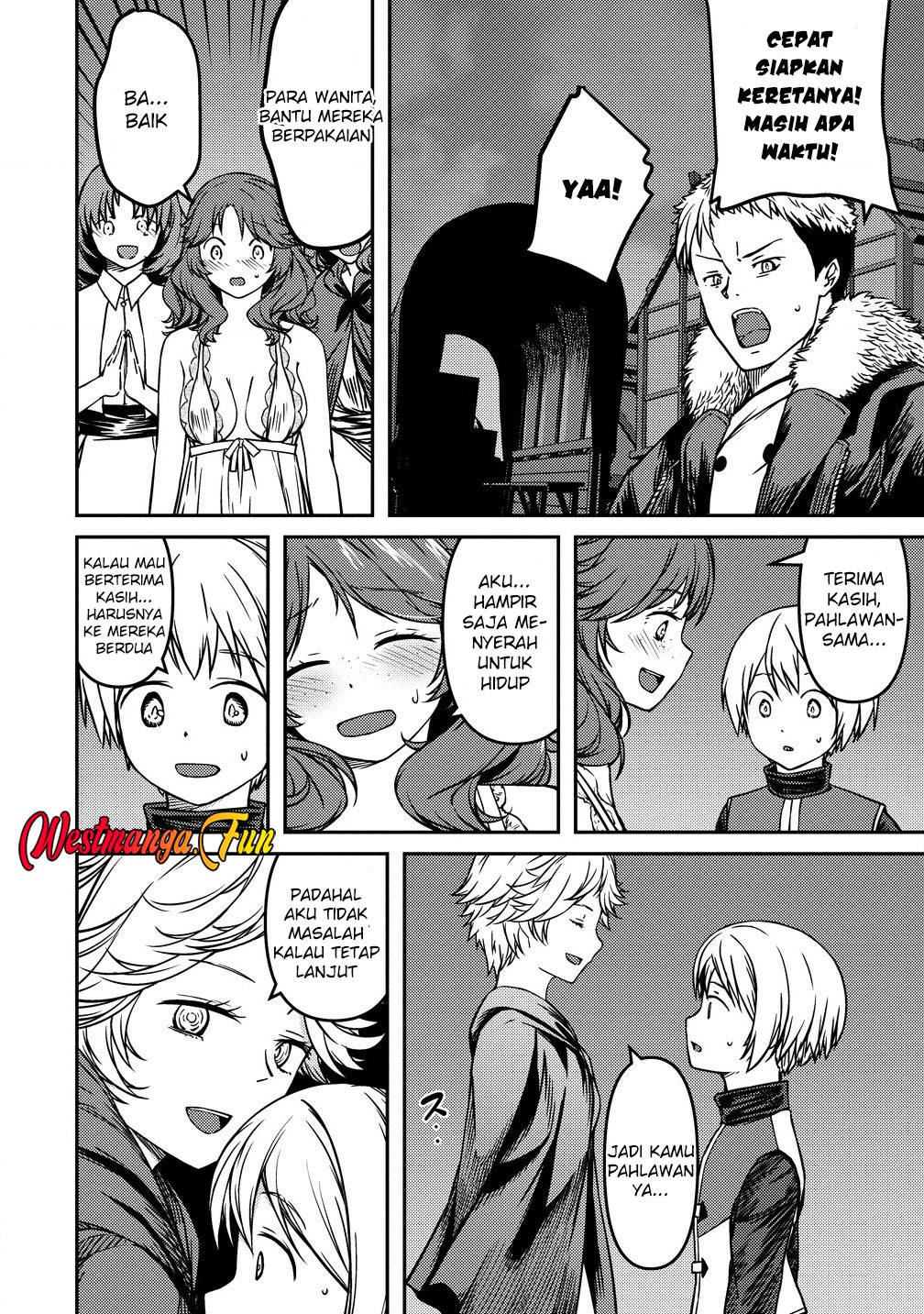Monster Onna Kanbu wa Osanaki Yuusha wo Dekiai suru Chapter 8 - halaman 35