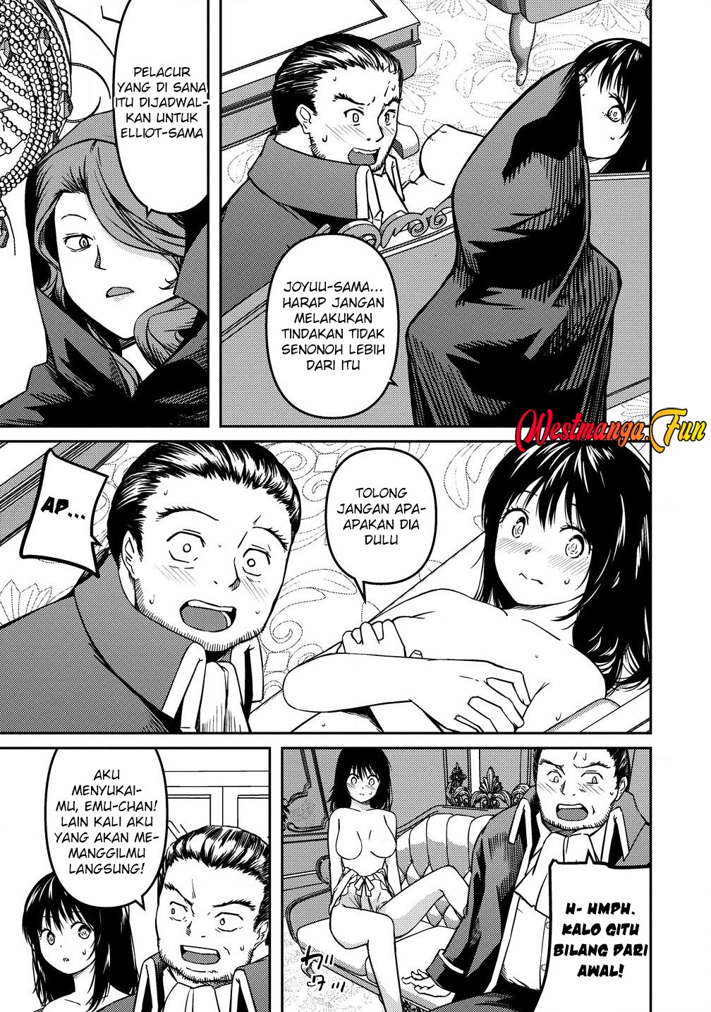 Monster Onna Kanbu wa Osanaki Yuusha wo Dekiai suru Chapter 9 - halaman 7