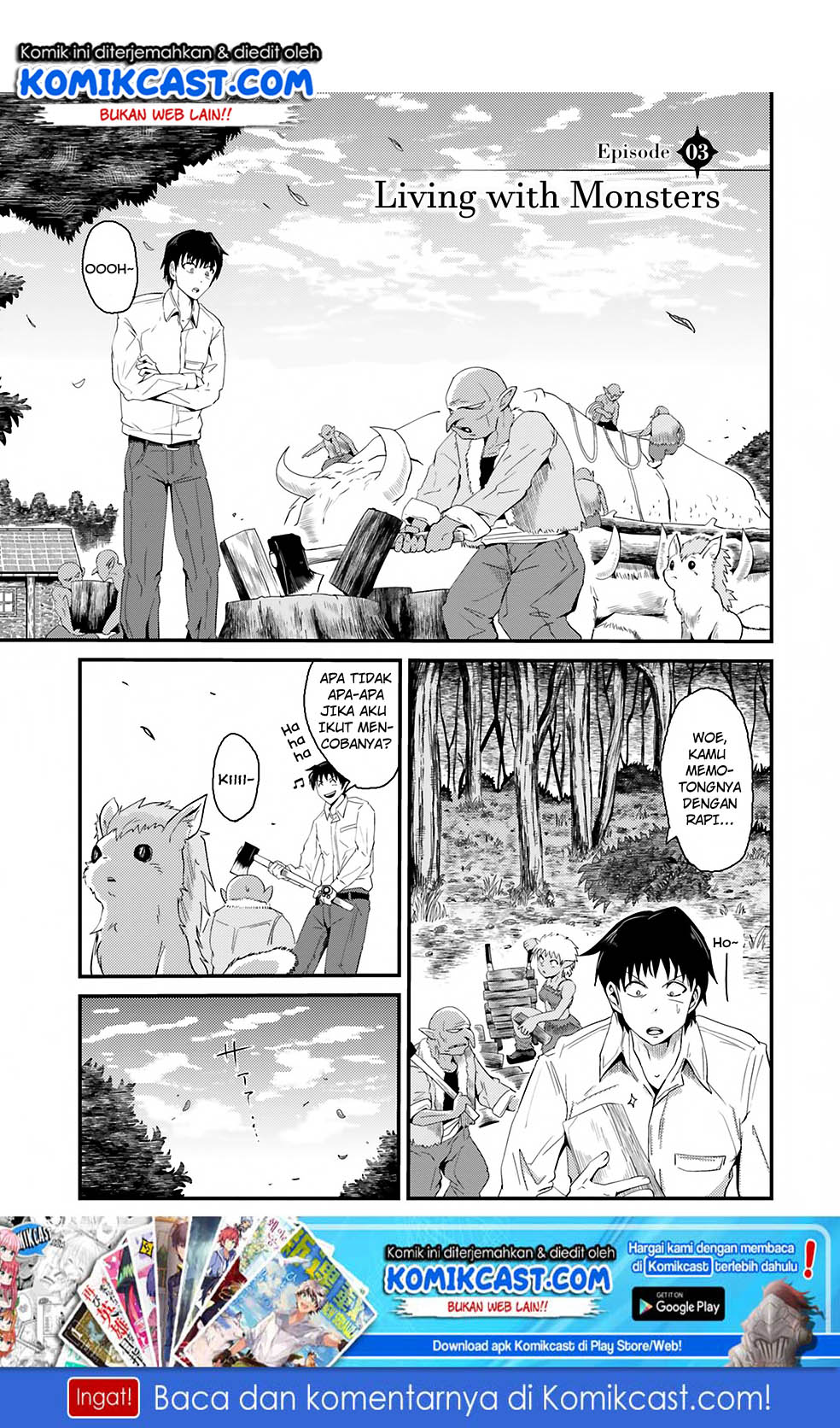 Monster Partner of the Vast Sea of Trees Chapter 3 - halaman 2