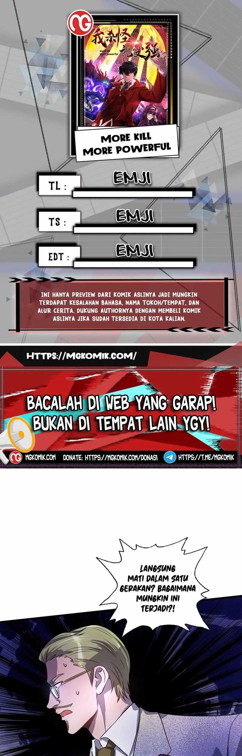 More Kill More Powerful Chapter 22 - halaman 1