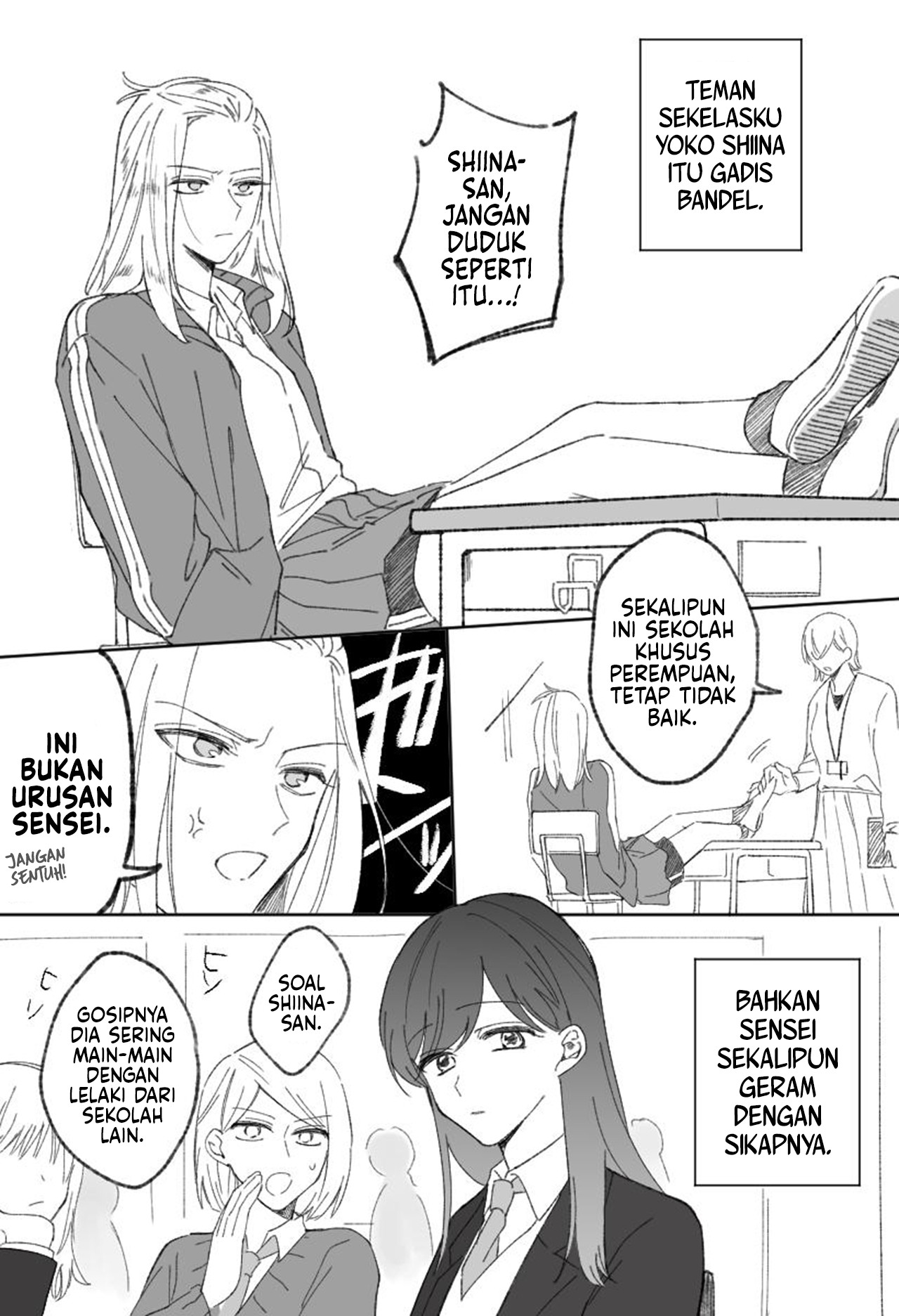 More than Friends, Less than Yuri Chapter 0 - halaman 2