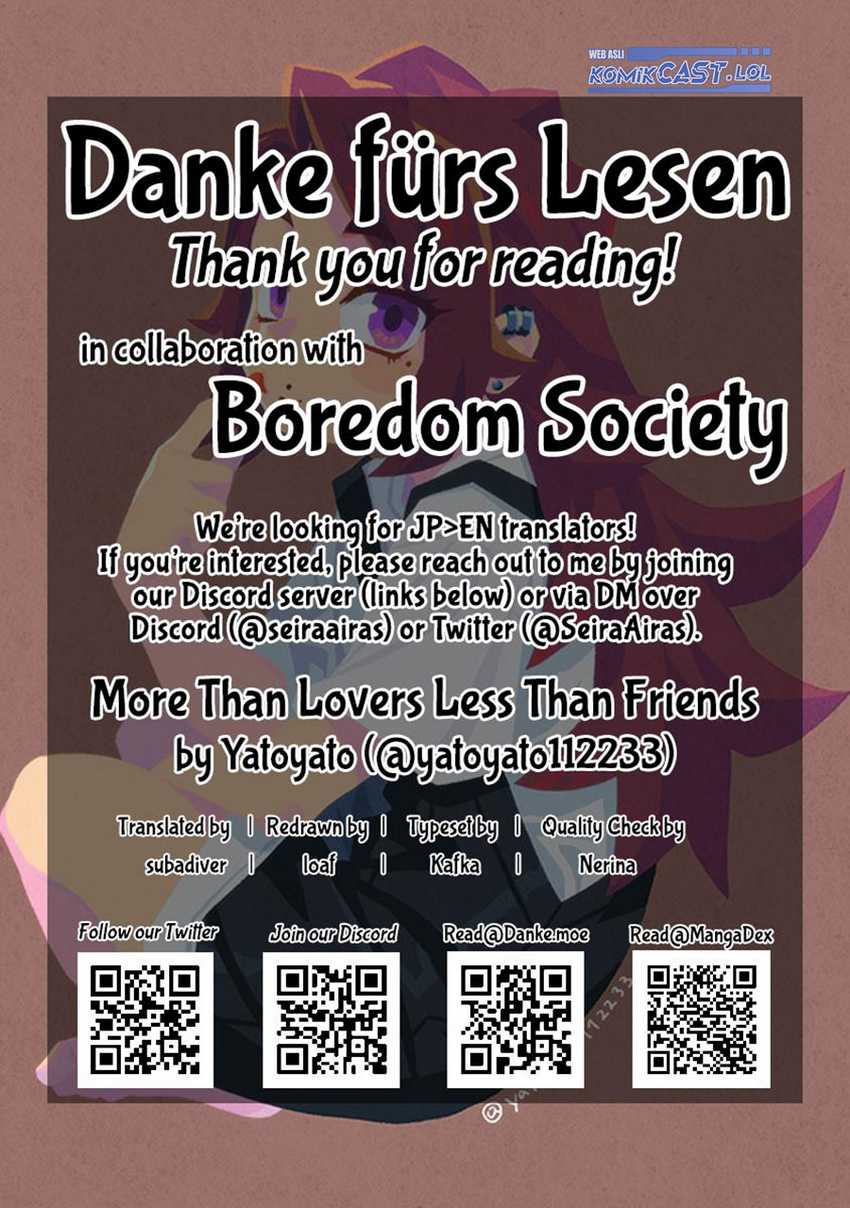 More Than Lovers Less Than Friends Chapter 31 - halaman 18