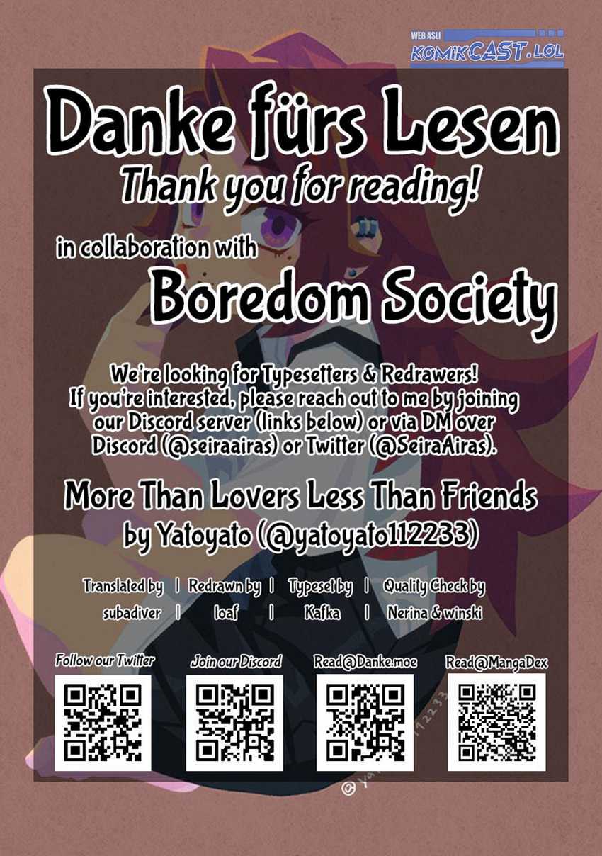 More Than Lovers Less Than Friends Chapter 32 - halaman 17