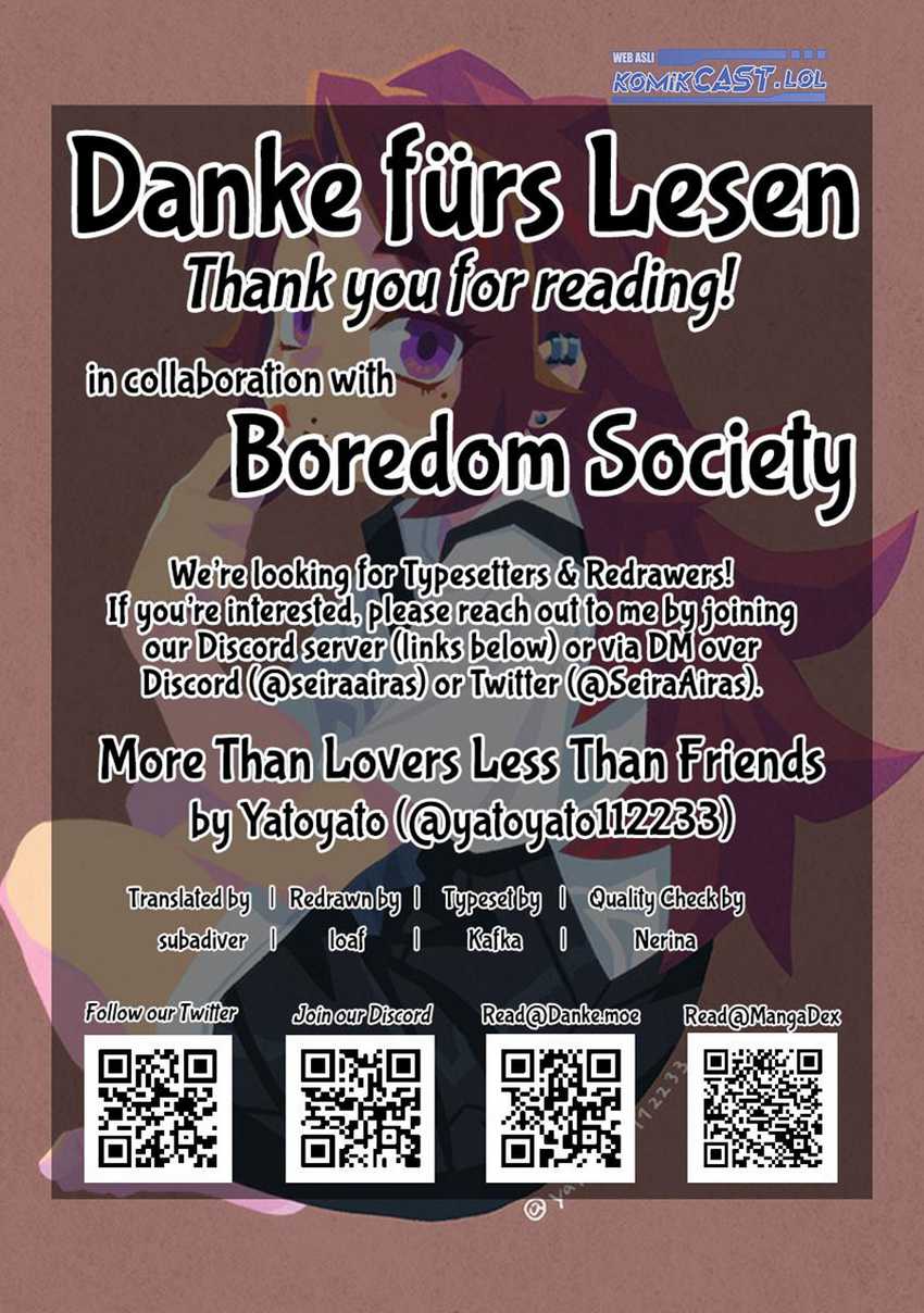 More Than Lovers Less Than Friends Chapter 33 - halaman 18