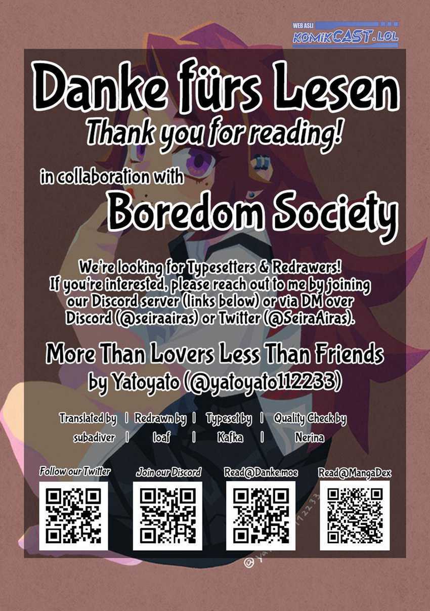 More Than Lovers Less Than Friends Chapter 34 - halaman 8
