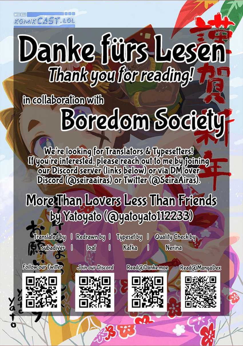 More Than Lovers Less Than Friends Chapter 35 - halaman 9