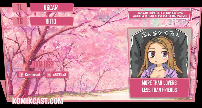 More Than Lovers Less Than Friends Chapter 5 - halaman 1