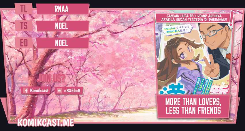 More Than Lovers Less Than Friends Chapter 7 - halaman 1