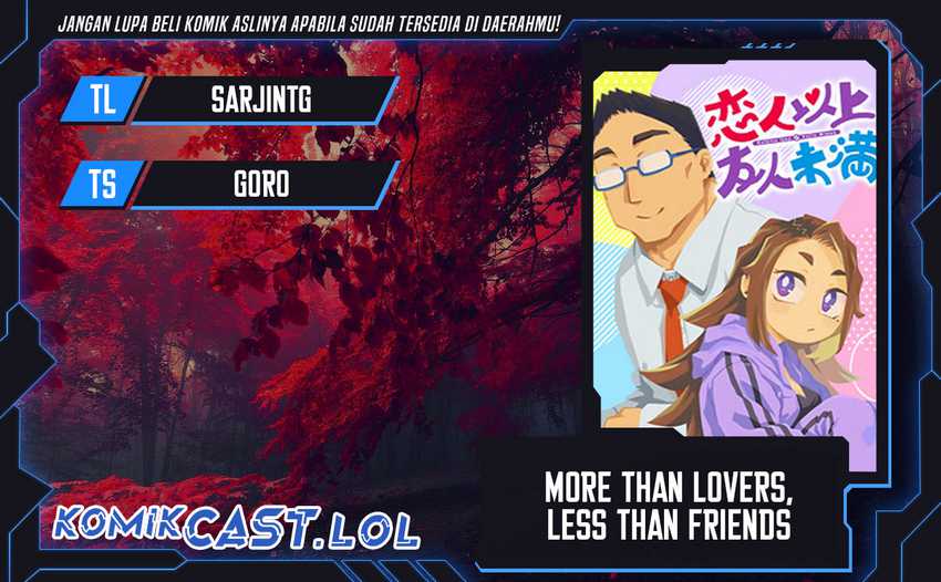More Than Lovers Less Than Friends Chapter 8 - halaman 1
