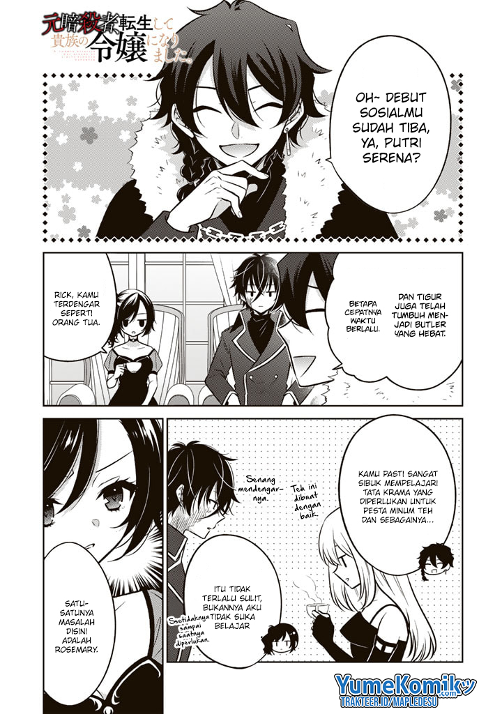 Moto Ansatsusha, Tensei shita Kizoku no Reijou ni Narimashita. Chapter 5.1 - halaman 2