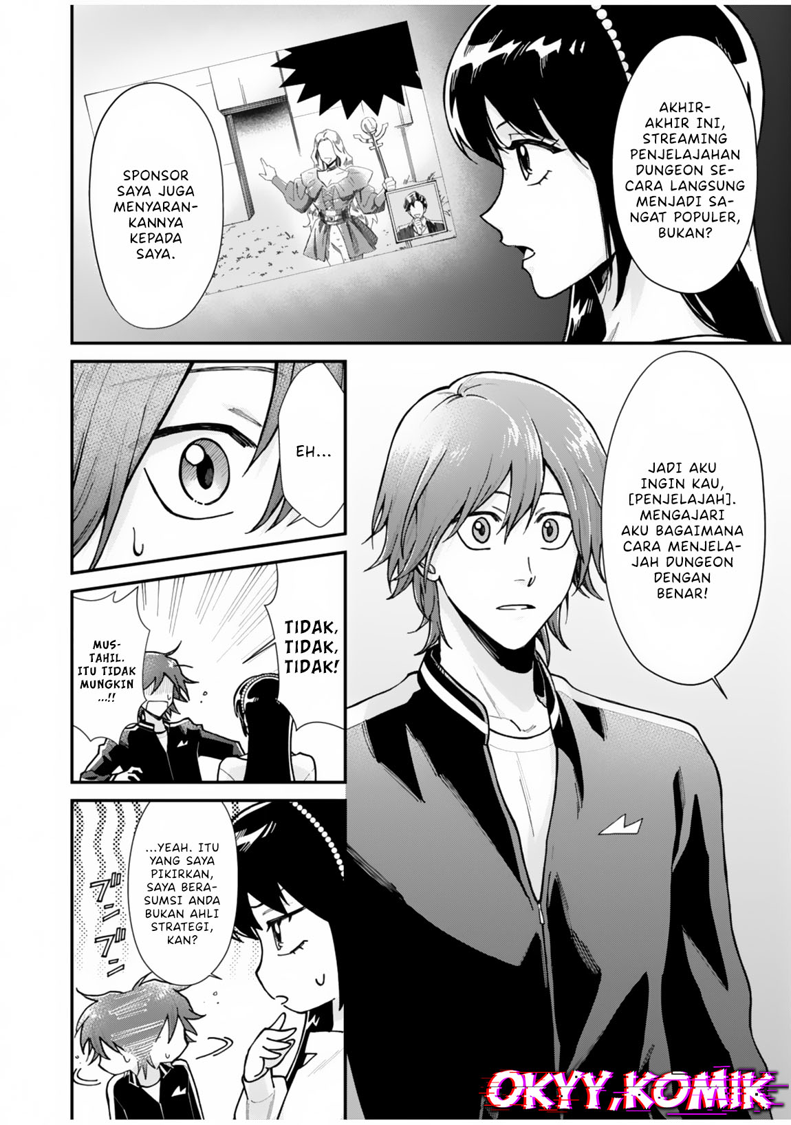 Moto Saikyou Kouryakusha, Nozomanu Dungeon Haishin de Musou shiteshimau: Coach no Irai wo Shitekita no wa Daininki Idol deshita Chapter 1 - halaman 15