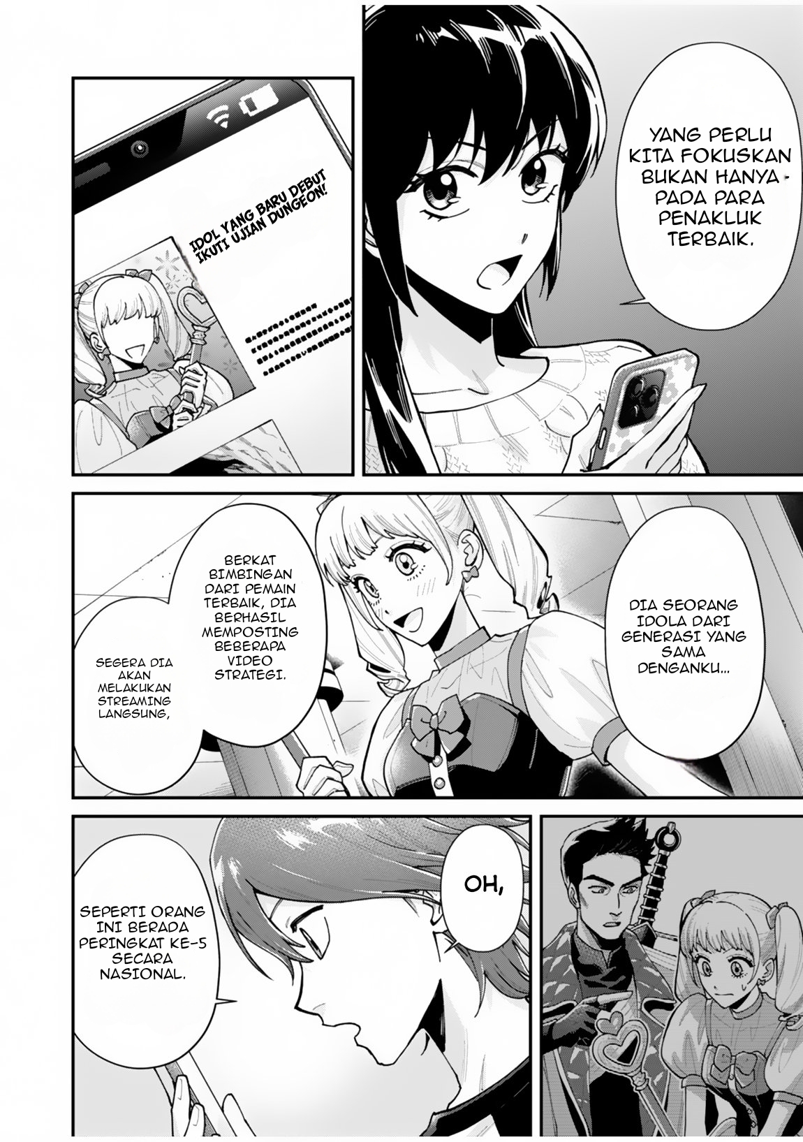 Moto Saikyou Kouryakusha, Nozomanu Dungeon Haishin de Musou shiteshimau: Coach no Irai wo Shitekita no wa Daininki Idol deshita Chapter 2 - halaman 9