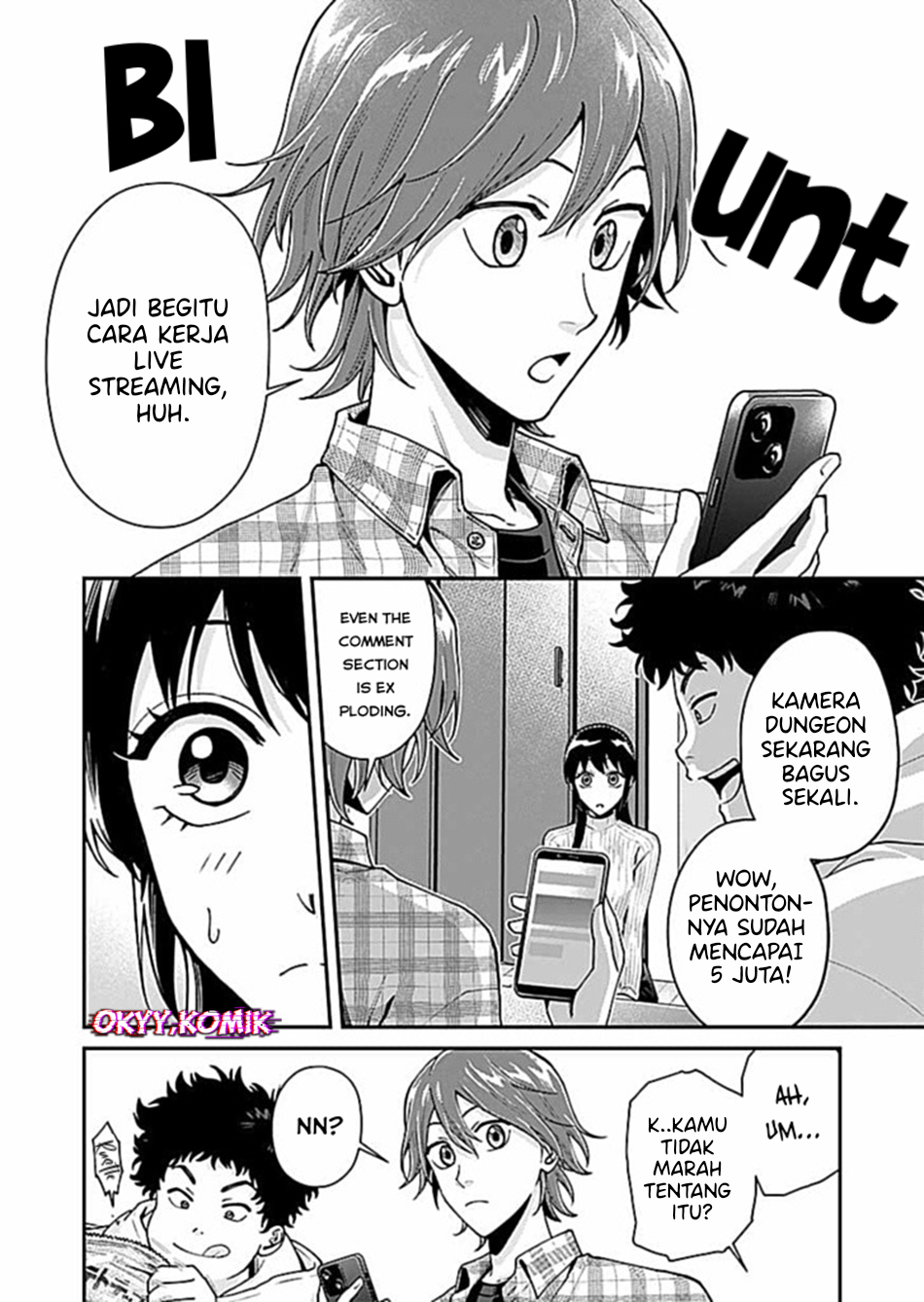 Moto Saikyou Kouryakusha, Nozomanu Dungeon Haishin de Musou shiteshimau: Coach no Irai wo Shitekita no wa Daininki Idol deshita Chapter 4 - halaman 6