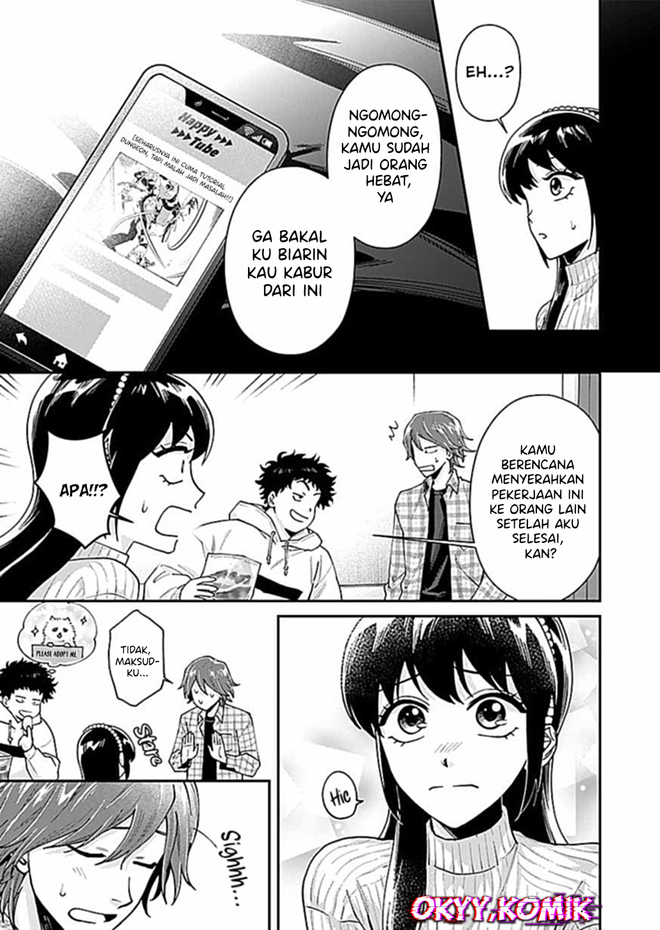 Moto Saikyou Kouryakusha, Nozomanu Dungeon Haishin de Musou shiteshimau: Coach no Irai wo Shitekita no wa Daininki Idol deshita Chapter 4 - halaman 9