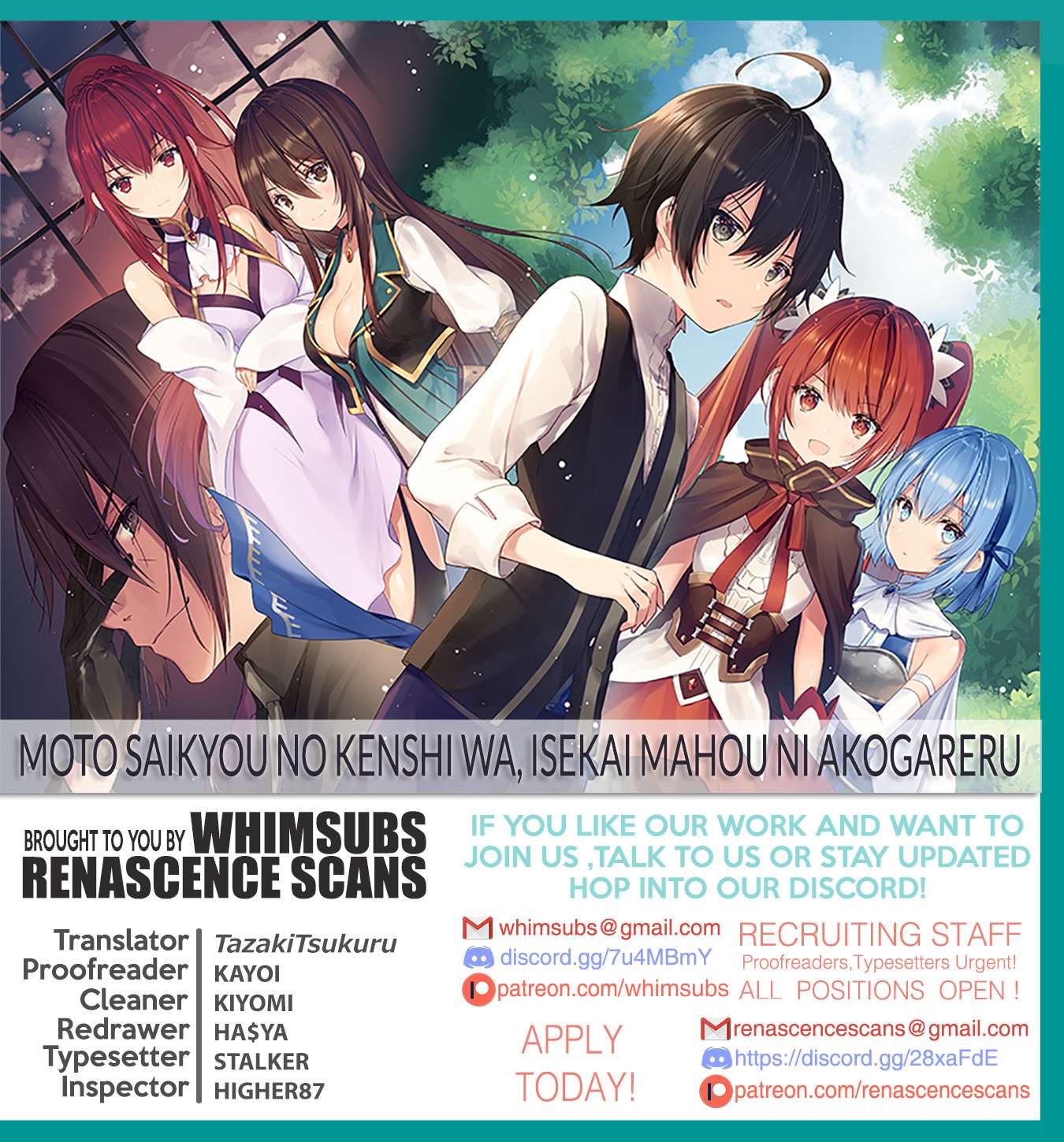 Moto Saikyou no Kenshi wa, Isekai Mahou ni Akogareru Chapter 3 - halaman 2
