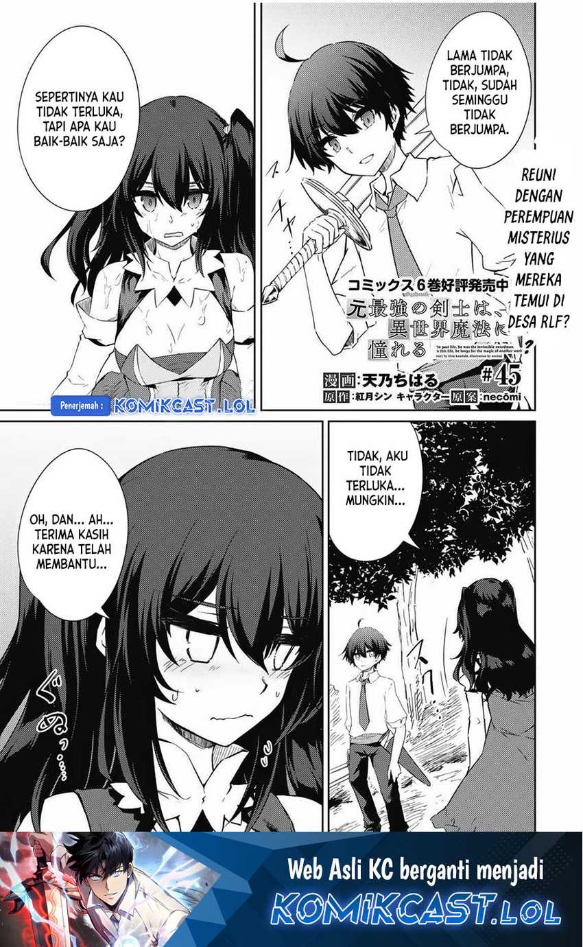 Moto Saikyou no Kenshi wa, Isekai Mahou ni Akogareru Chapter 45 - halaman 2